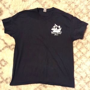 Hebron Village Store Tee, Gildan, Large, Black